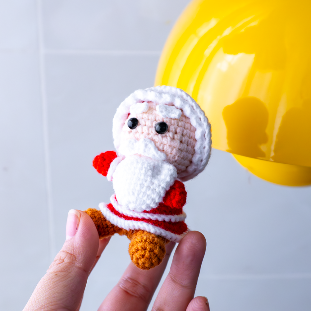 🎄 Crochet Santa Claus and Gift Box Pattern & Material Package🎄Pattern Tutorial PDF & Material Package