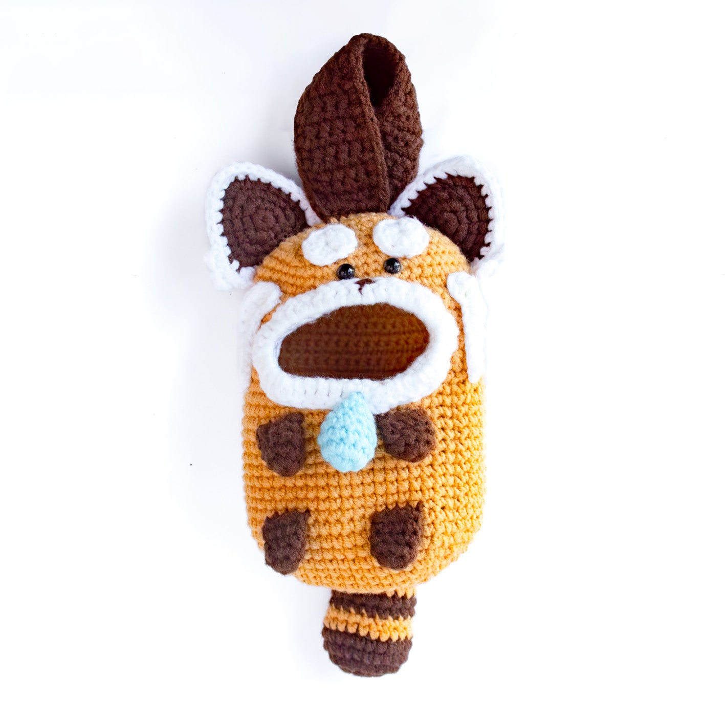 Crochet Squirrel Earbud Holder – Cute & Functional Pouch