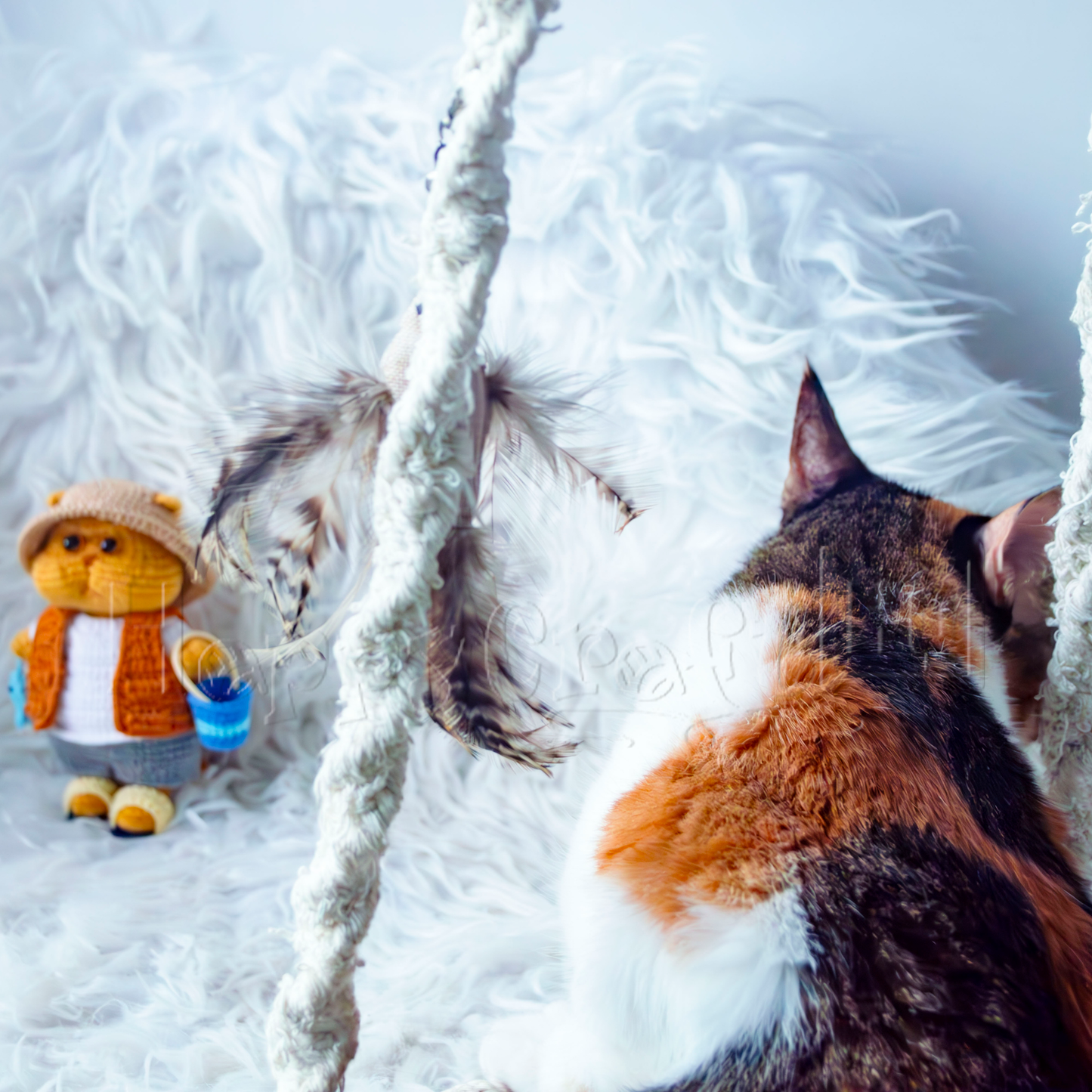 Fishing Fat Cat Crochet Pattern