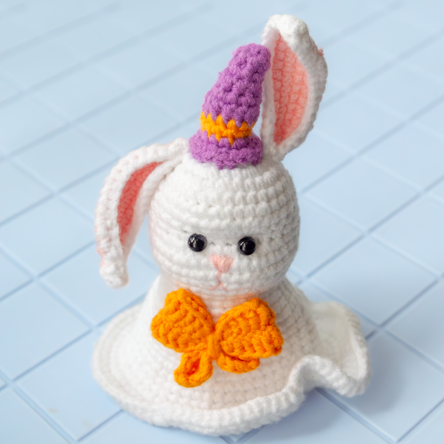 Halloween Style Crochet Knitted Rabbit