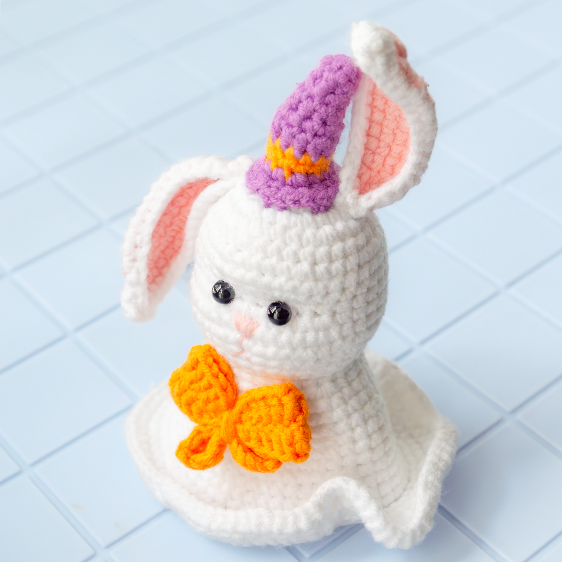 Halloween Style Crochet Knitted Rabbit