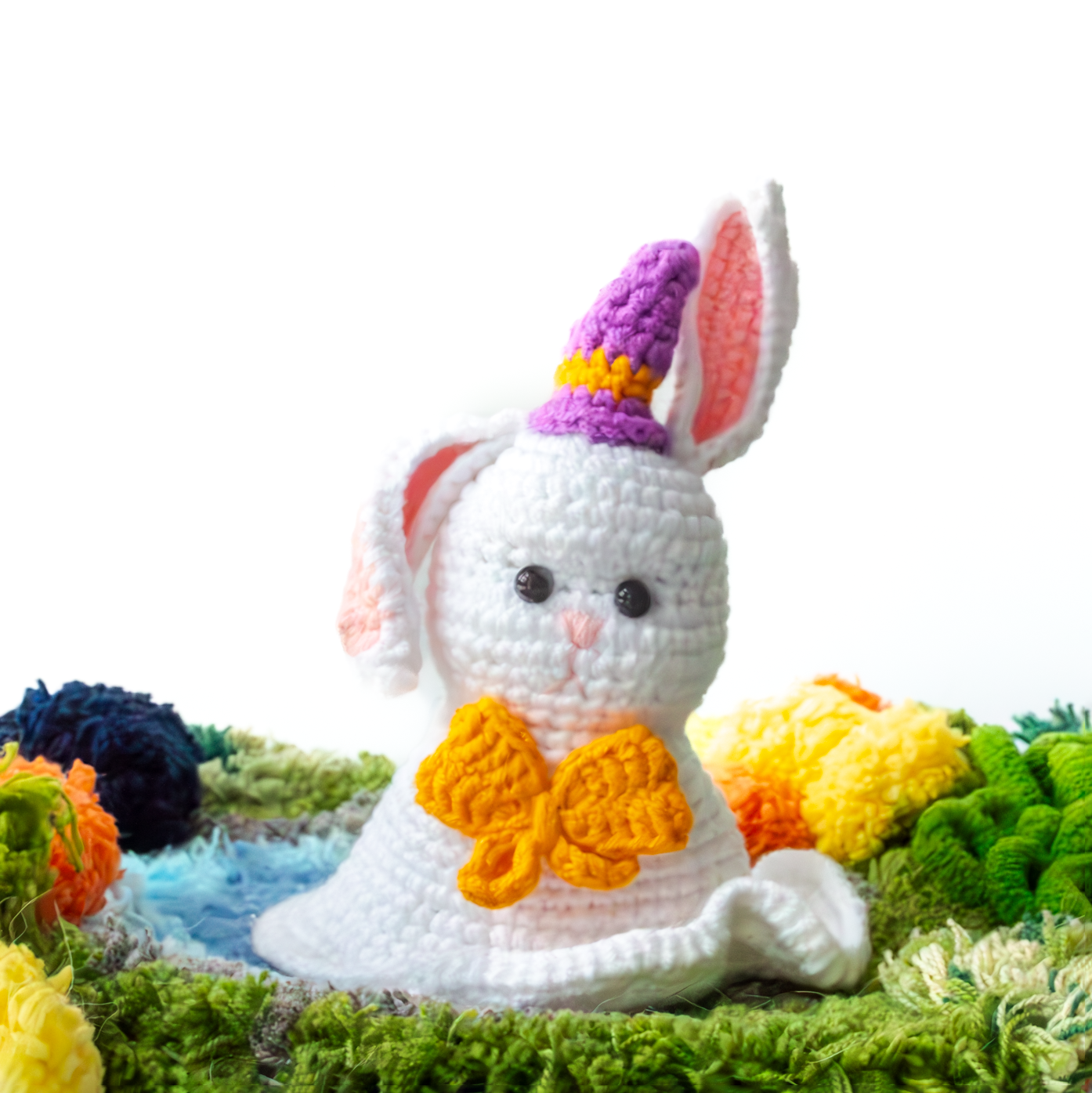 Halloween Style Crochet Knitted Rabbit