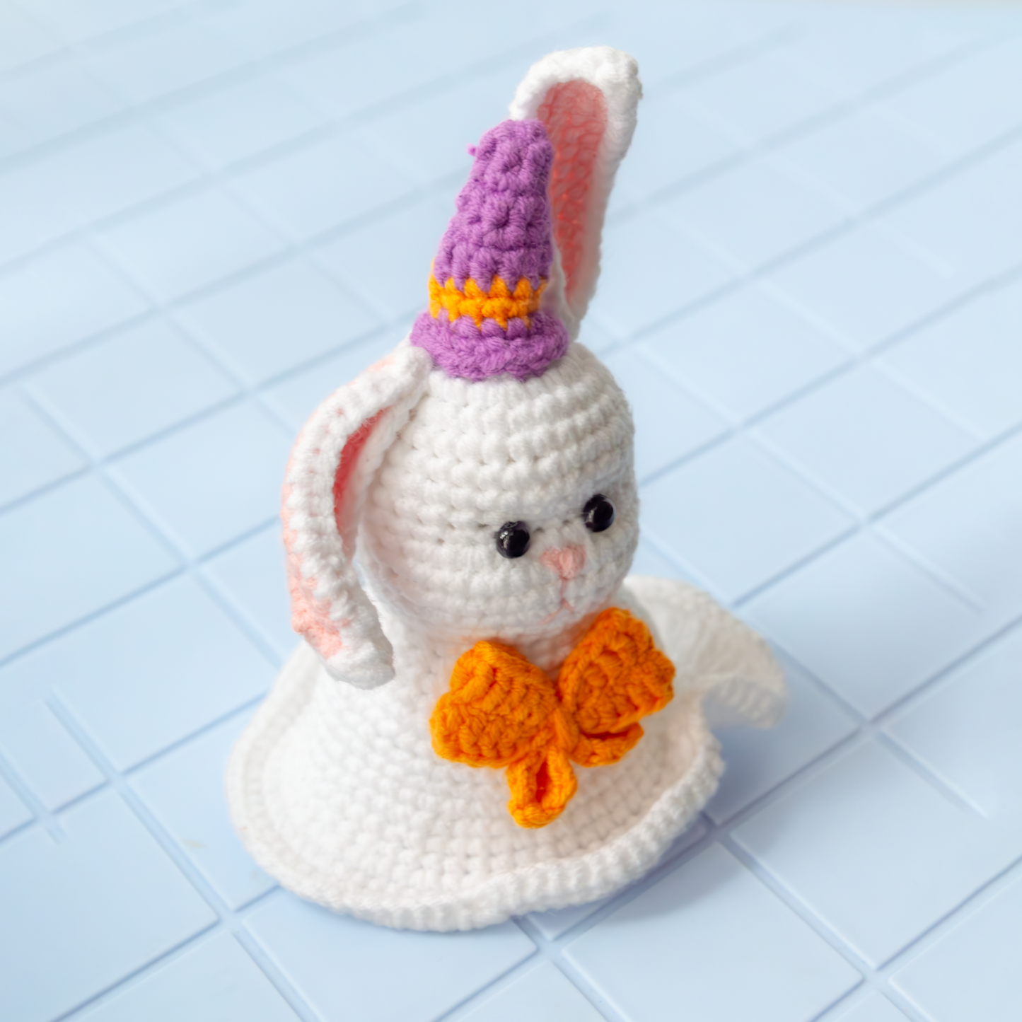 Halloween Style Crochet Knitted Rabbit