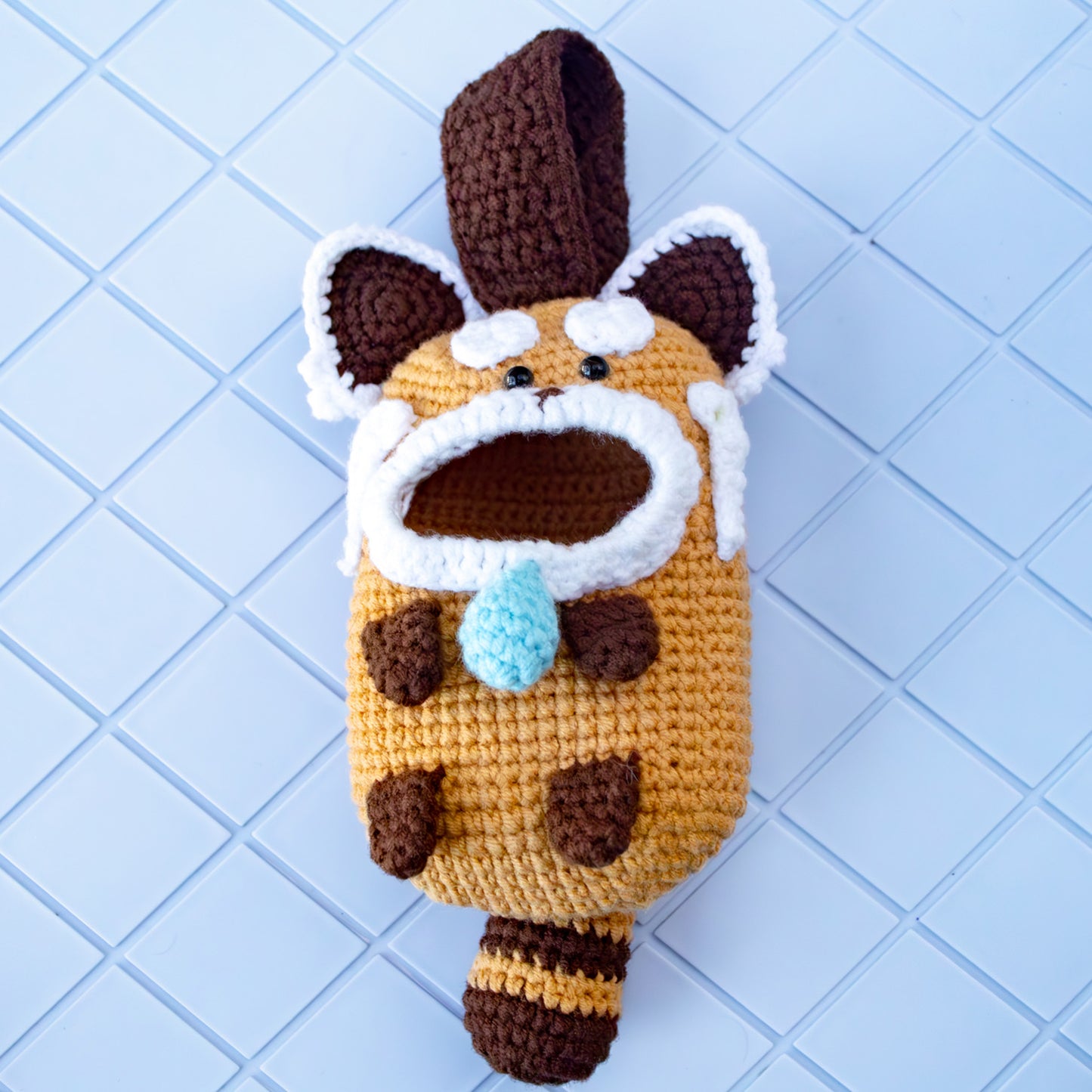 Crochet Squirrel Earbud Holder – Cute & Functional Pouch