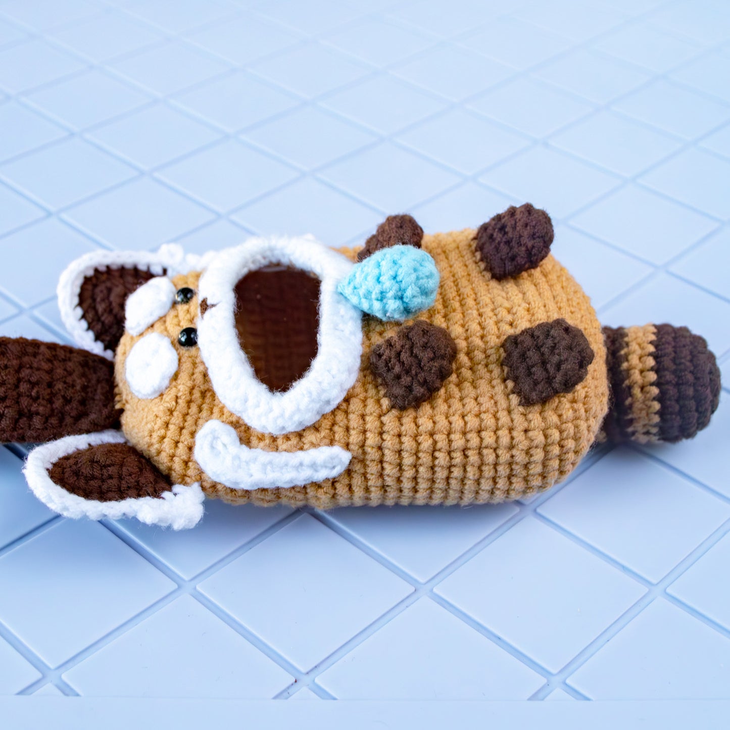 Crochet Squirrel Earbud Holder – Cute & Functional Pouch