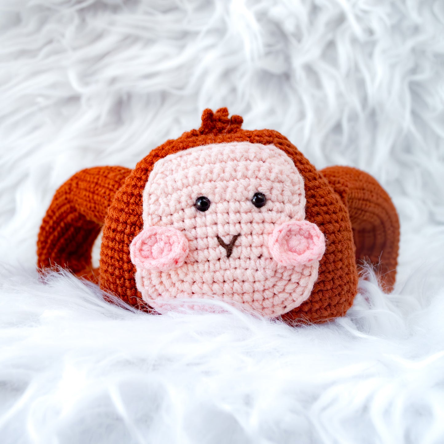 Adorable Crochet Monkey Door Clip Hanger – Pet-Friendly Design