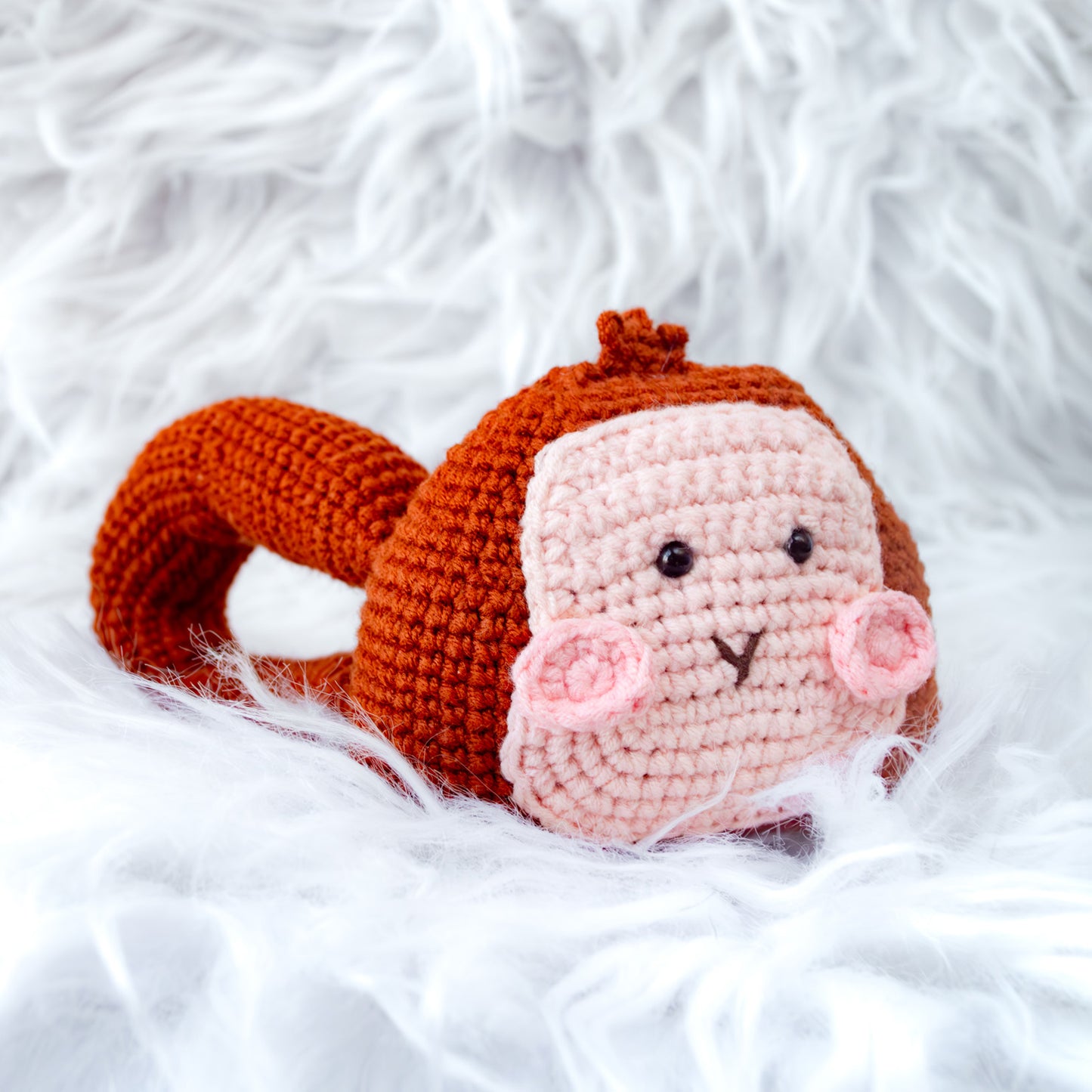 Adorable Crochet Monkey Door Clip Hanger – Pet-Friendly Design