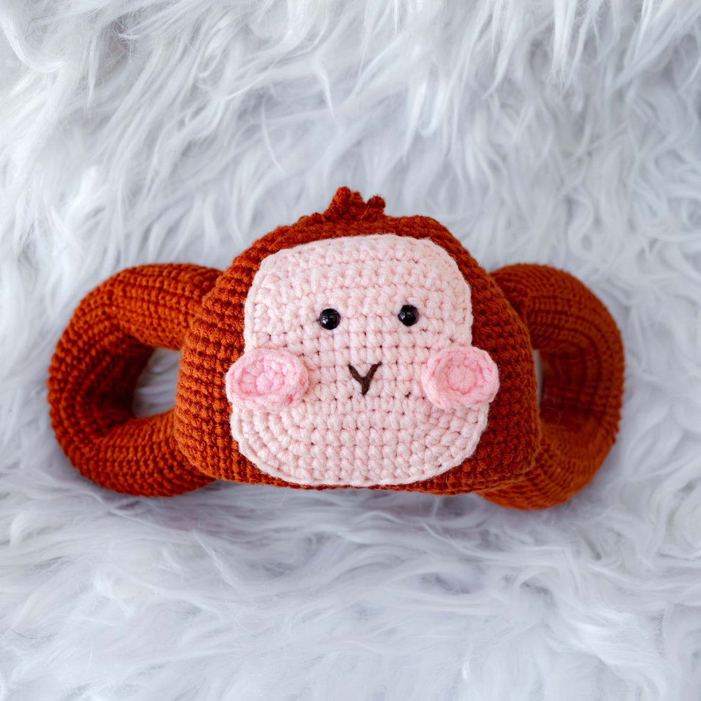 Adorable Crochet Monkey Door Clip Hanger Tutorial & Material Package– Pet-Friendly Design