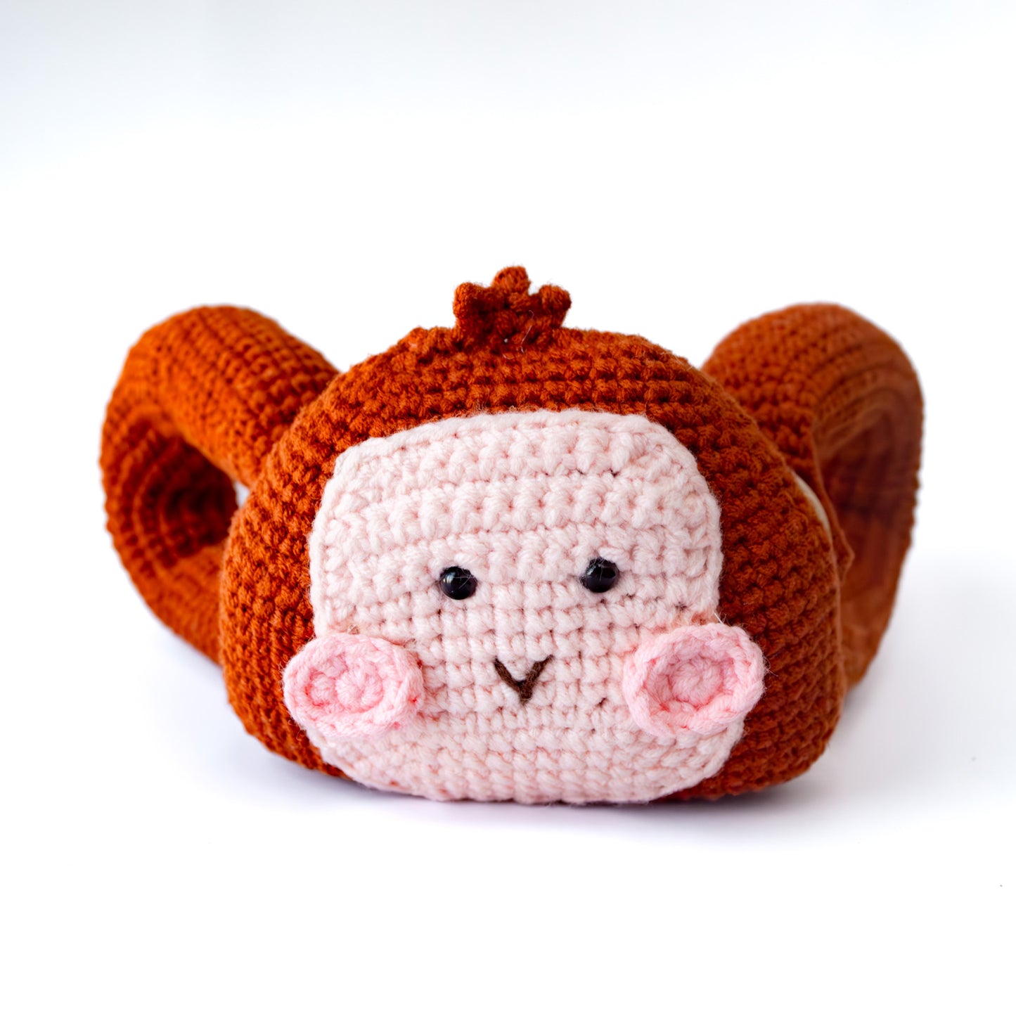 Adorable Crochet Monkey Door Clip Hanger Tutorial & Material Package– Pet-Friendly Design