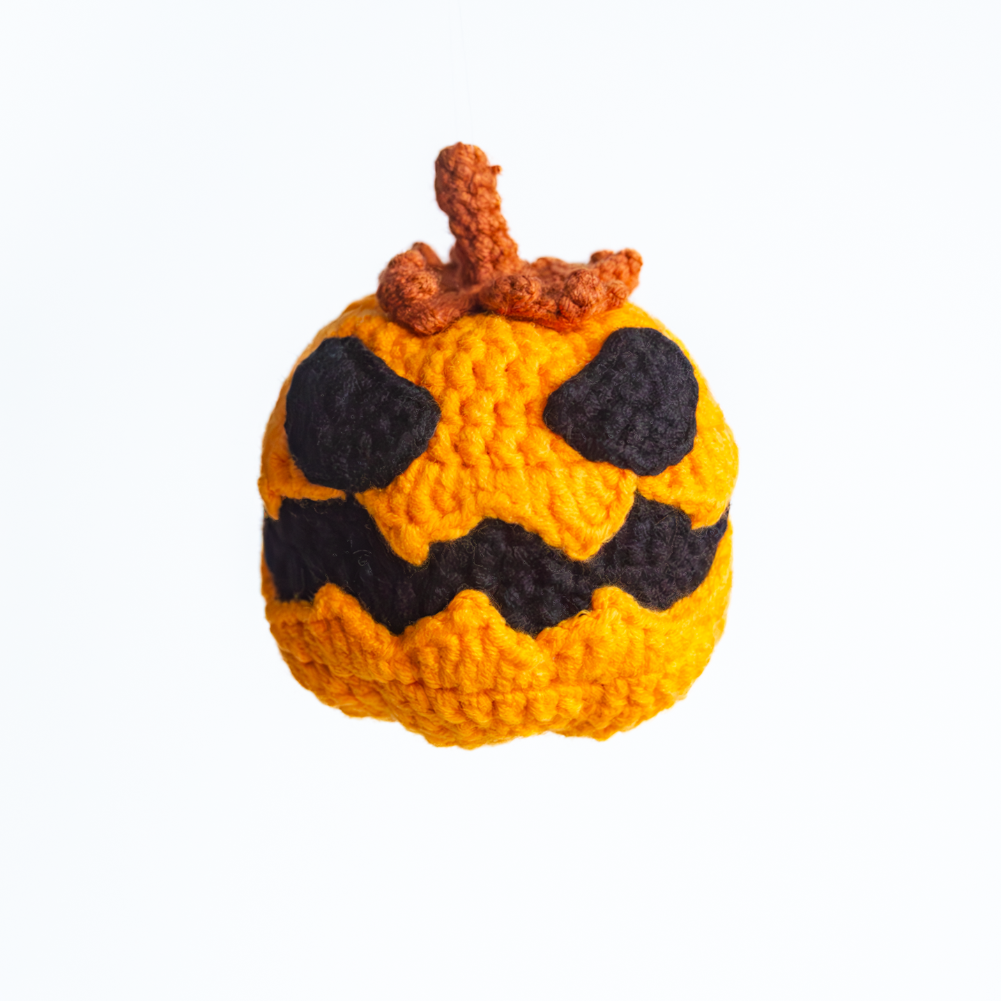 Halloween crochet pumpkin