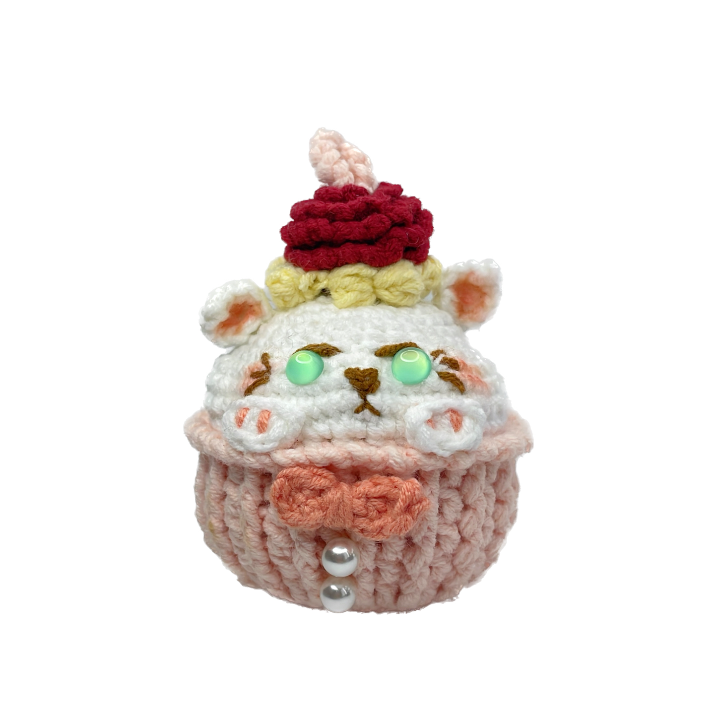 croceht cat cake pendant