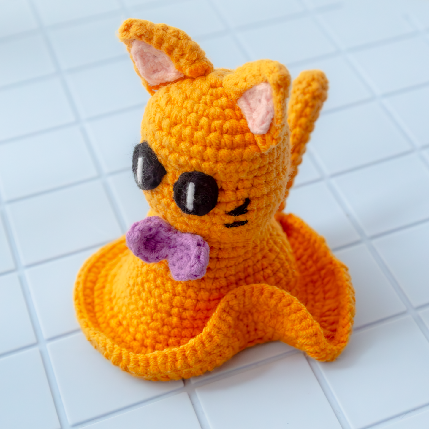 cat ghost crochet tutorial