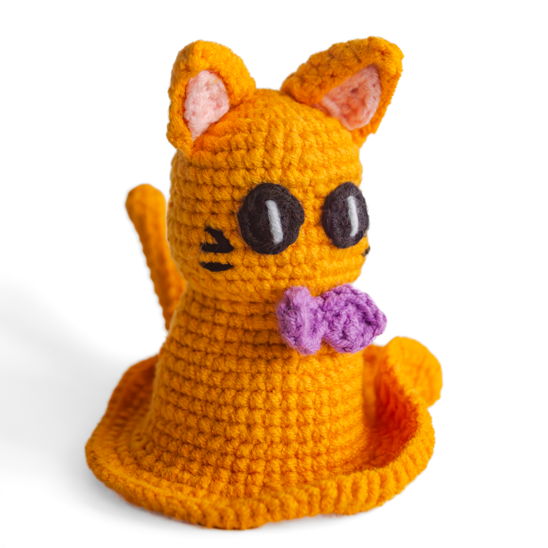 cat ghost crochet tutorial