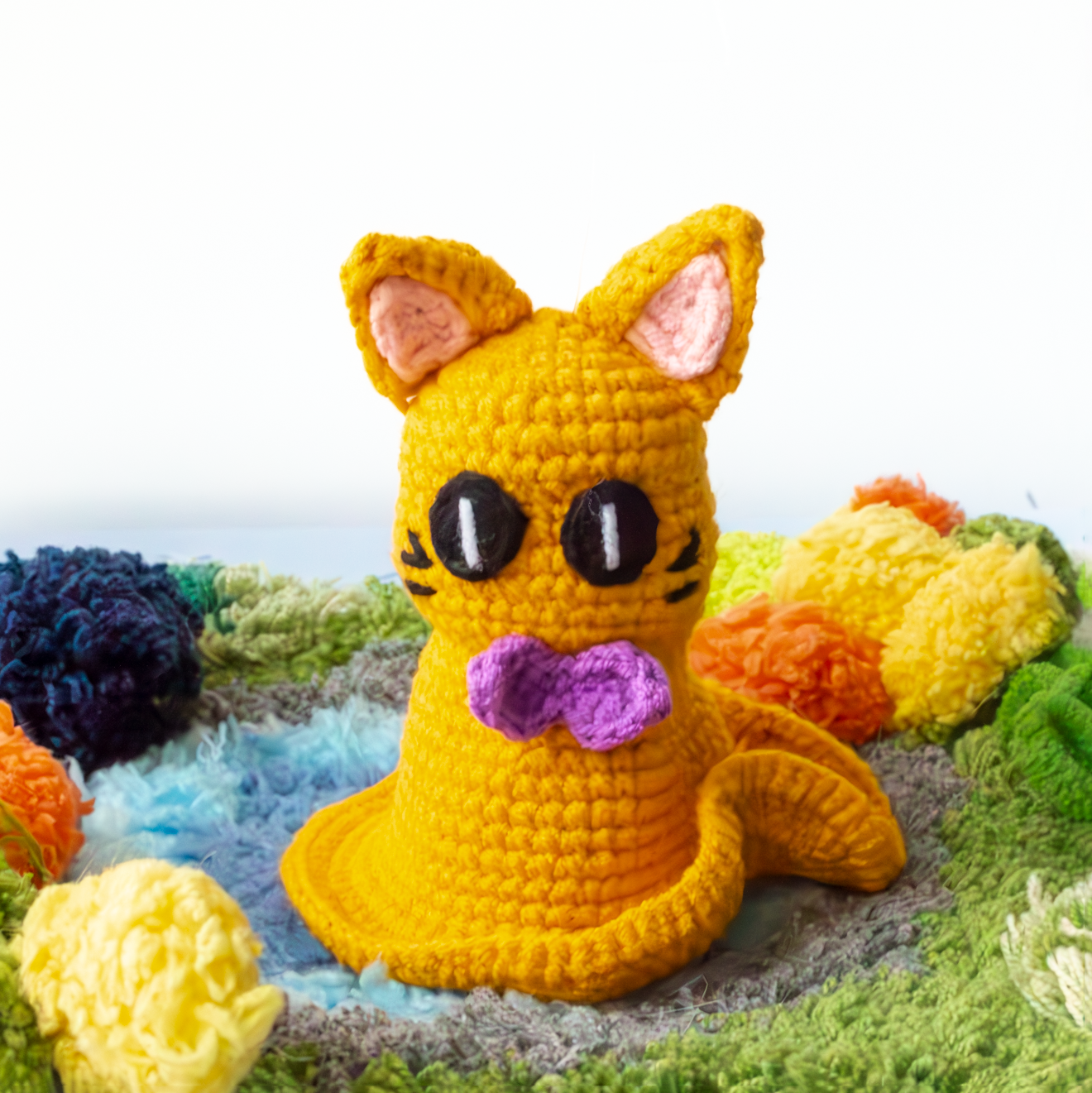 cat ghost crochet tutorial