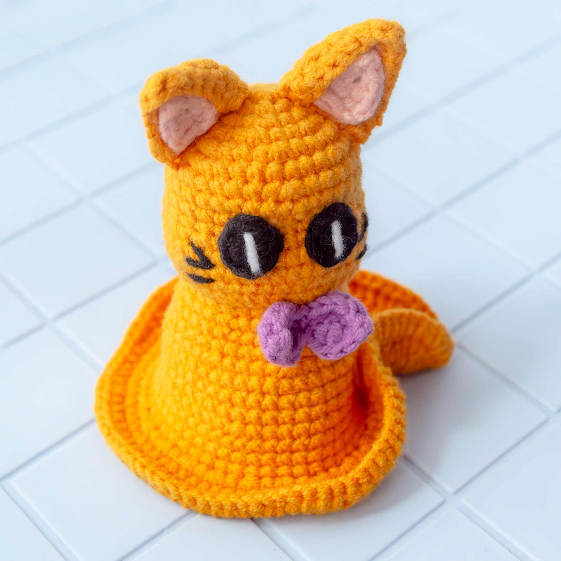 cat ghost crochet tutorial