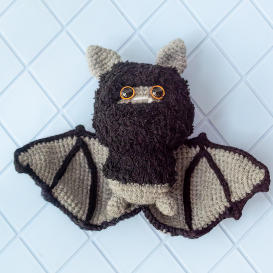 crochet Bat with Movable Wings