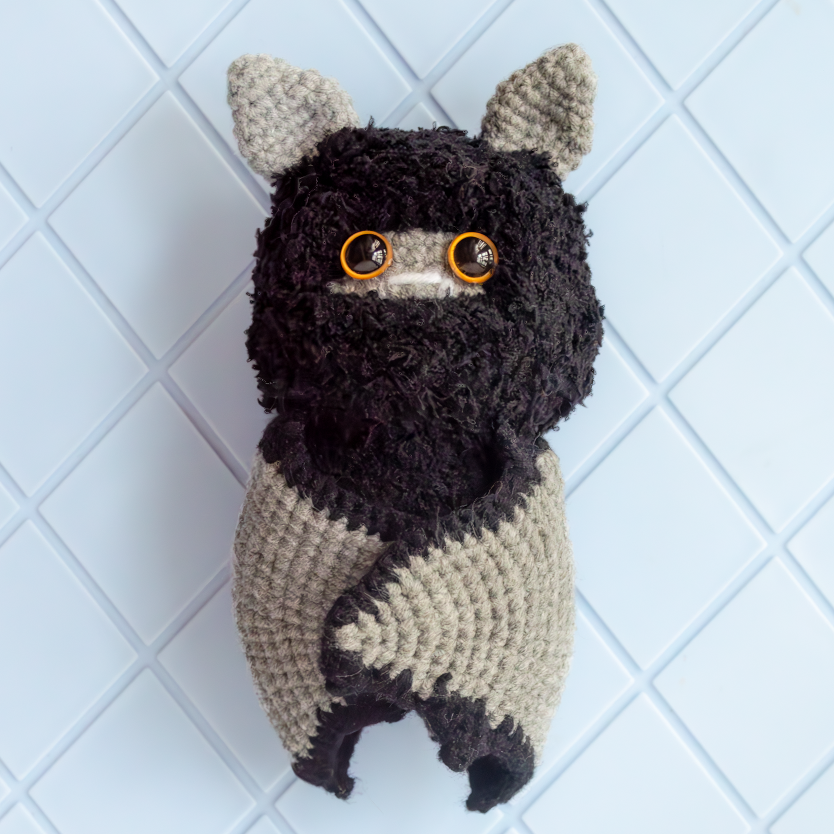 crochet Bat with Movable Wings