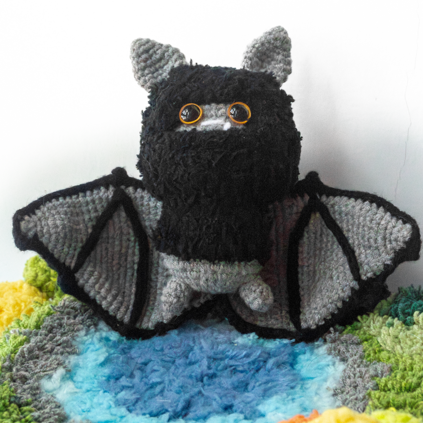 crochet Bat with Movable Wings