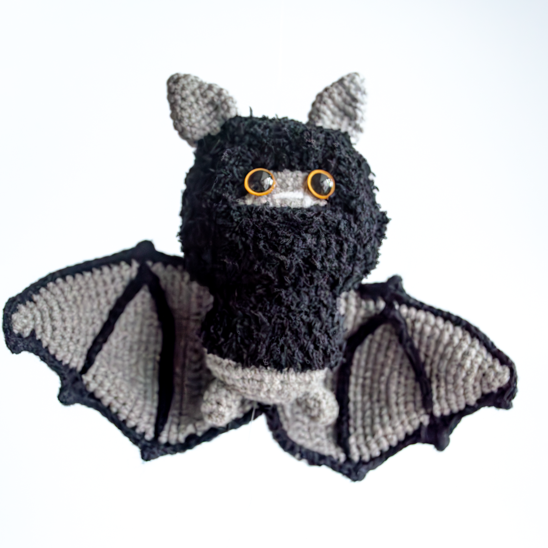 crochet Bat with Movable Wings