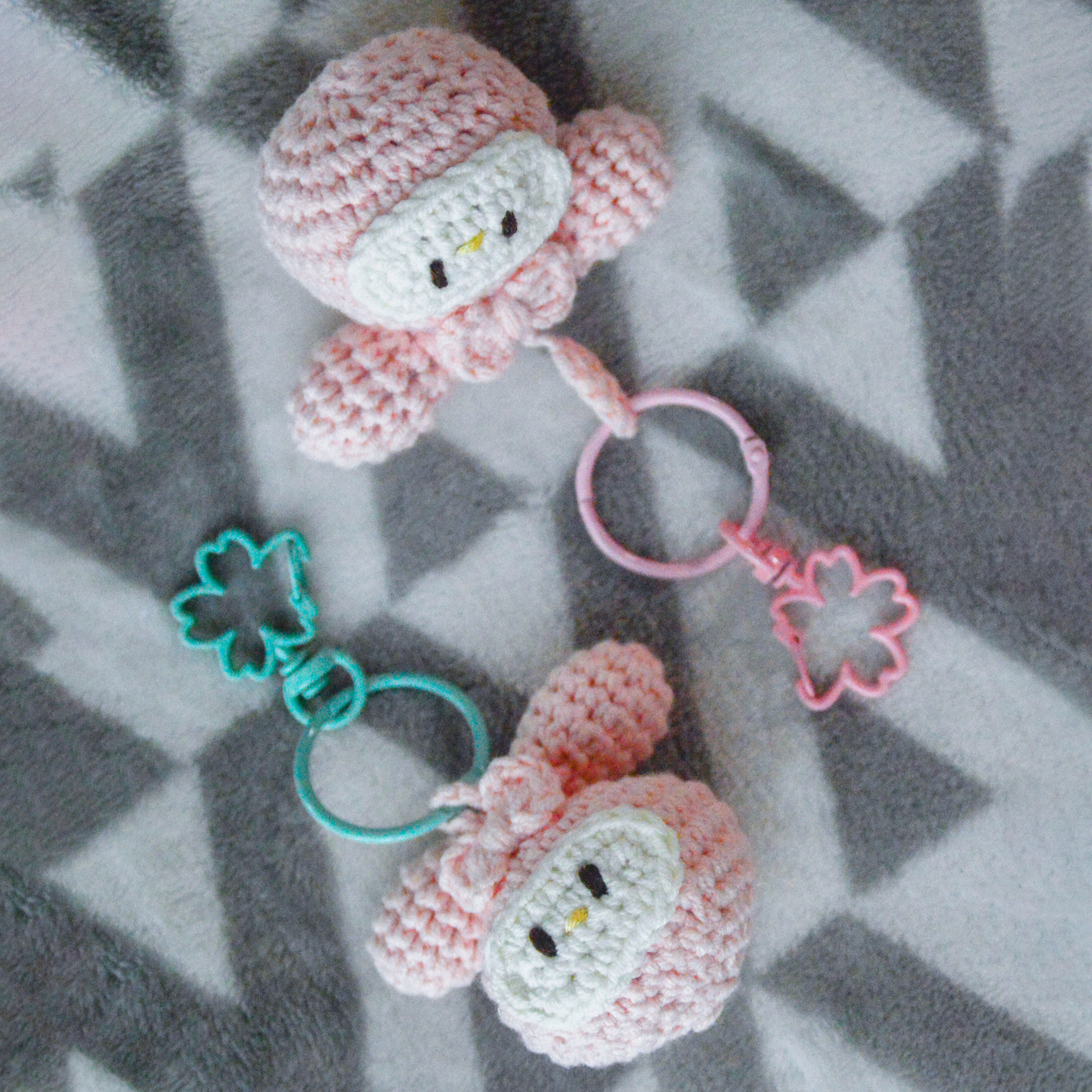 Crochet Melody Keychain