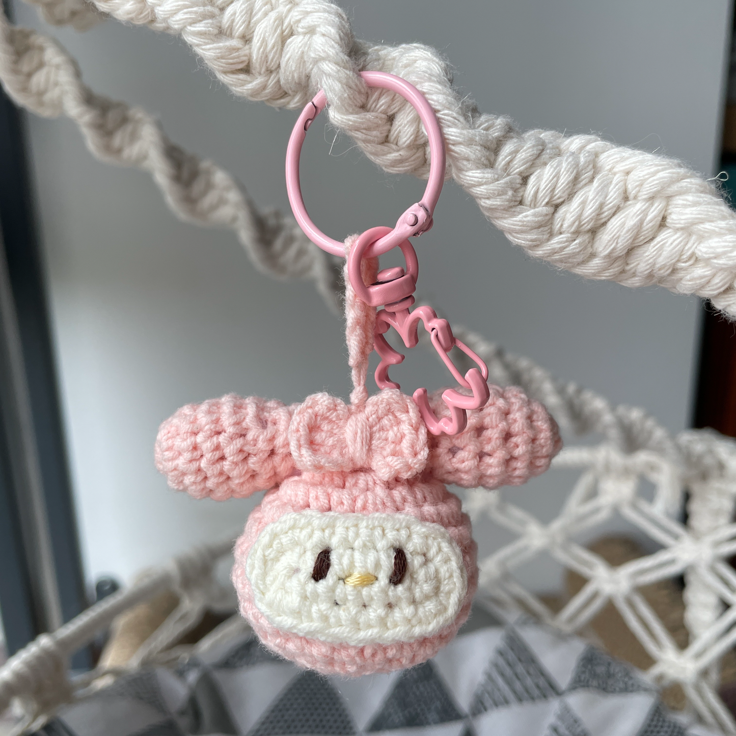 Crochet Melody Keychain