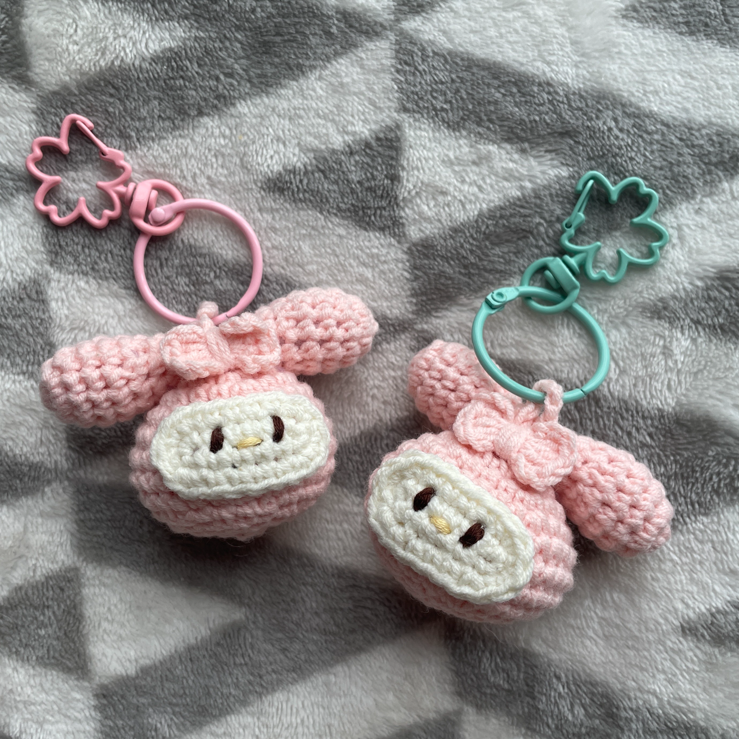 Crochet Melody Keychain