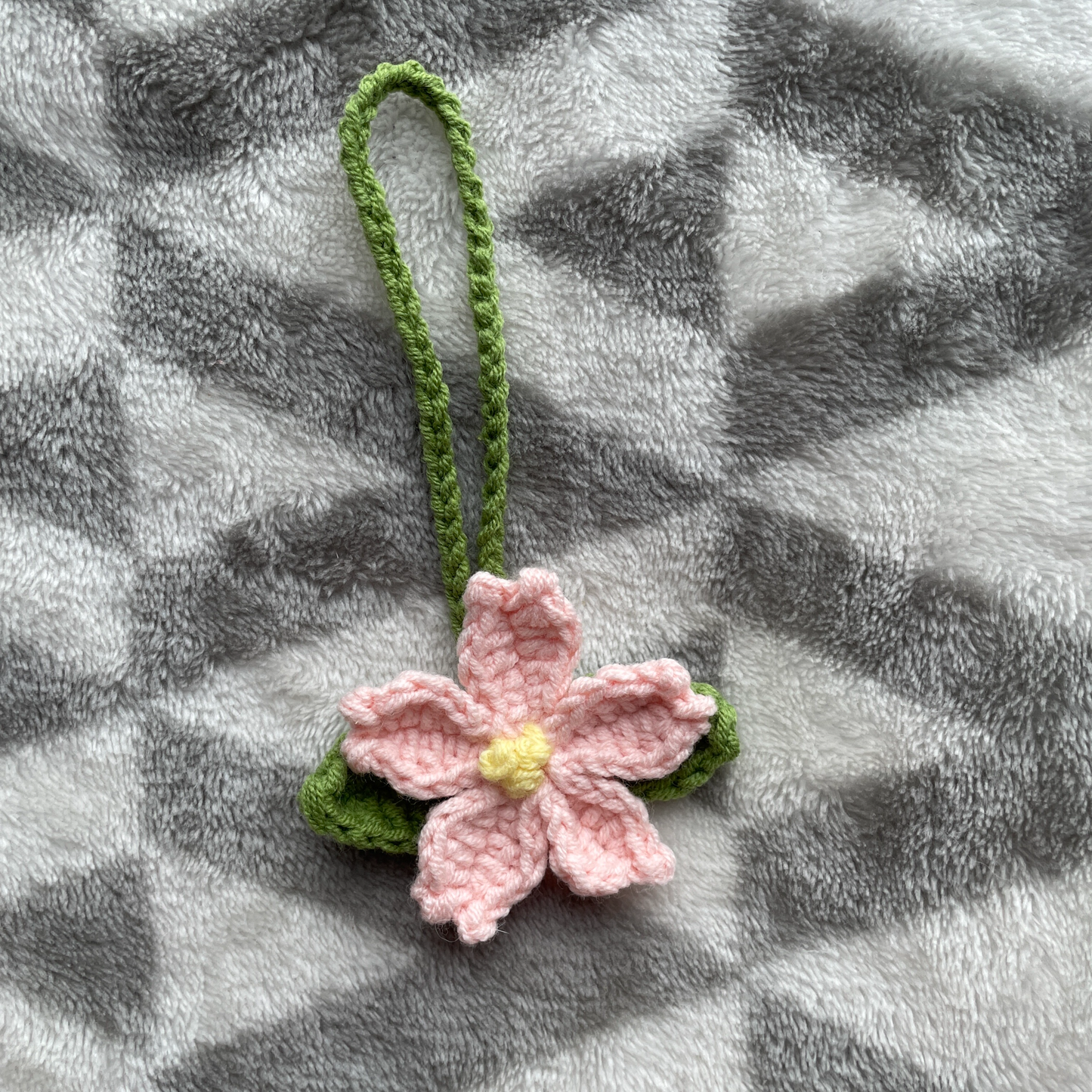 Handmade Crochet Sakura Two Leaves