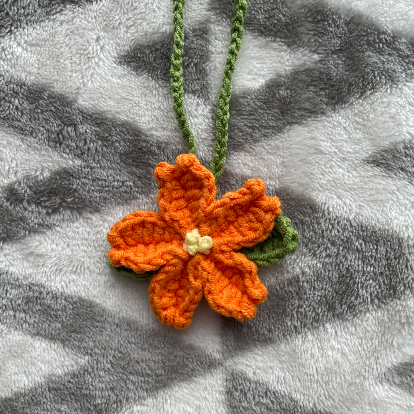 Handmade Crochet Sakura Two Leaves