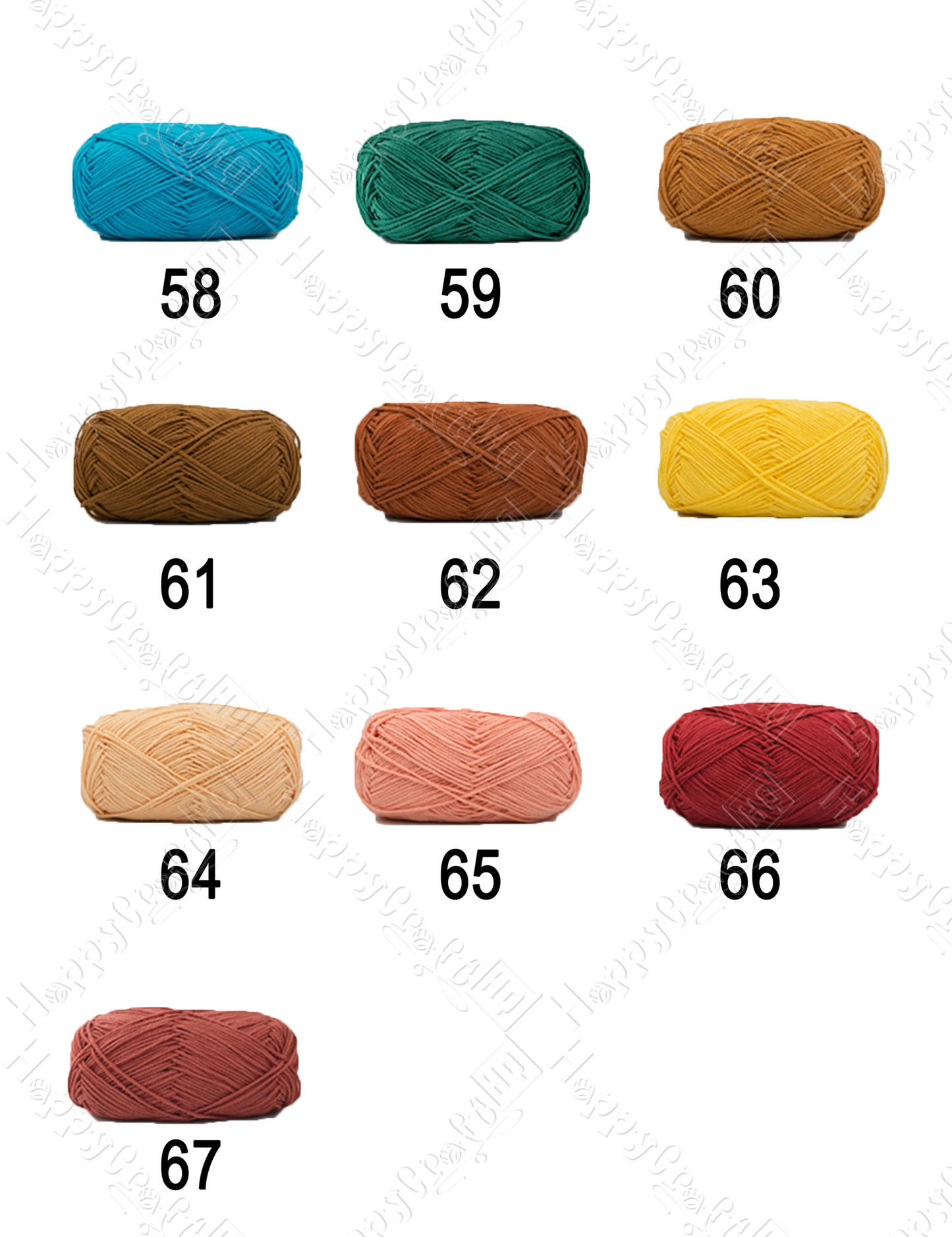 Milk Cotton Yarn 40g Small 4-ply Yarn